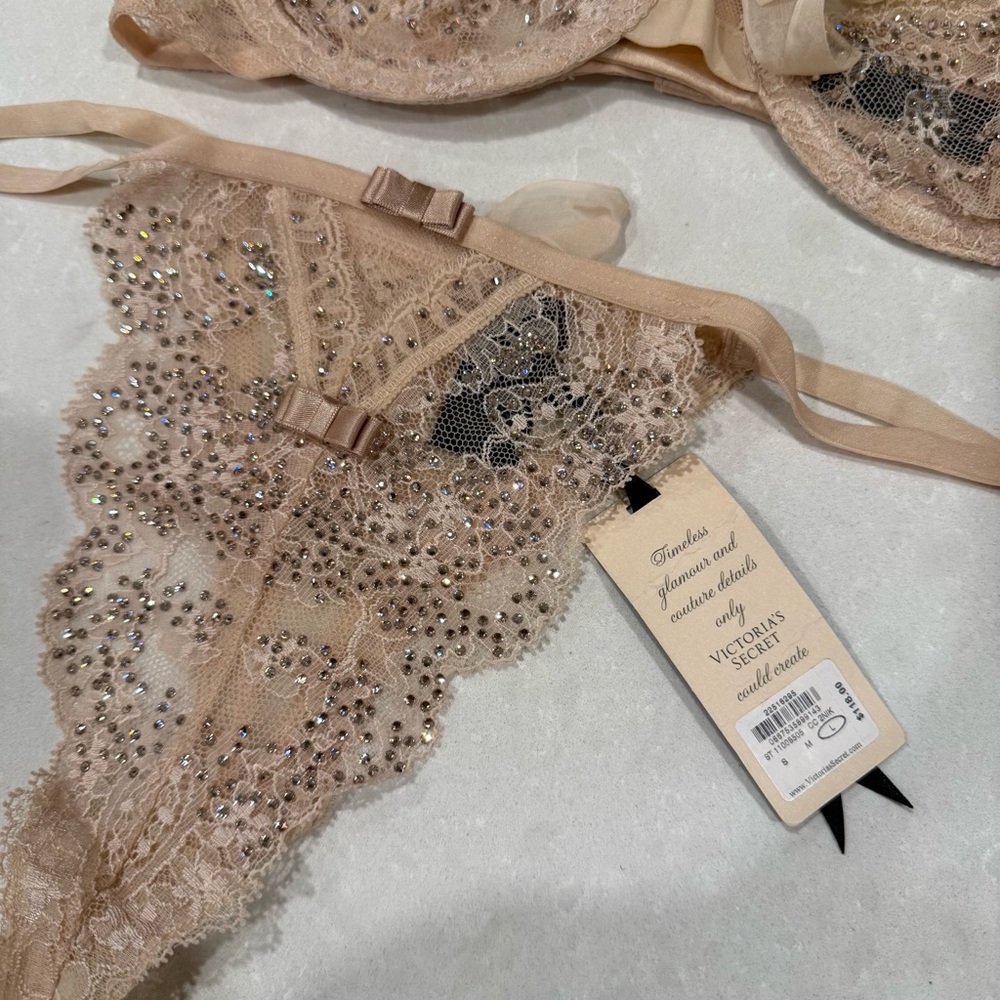 Victoria's Secret Designer Fashion Show Swarovski Crystal Bra & Panty Set - Picture 12 of 16